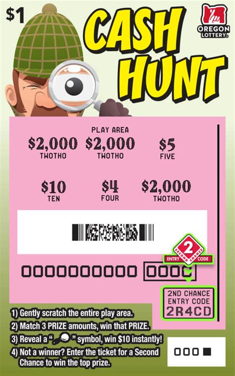 Oregon Lottery Scratch.